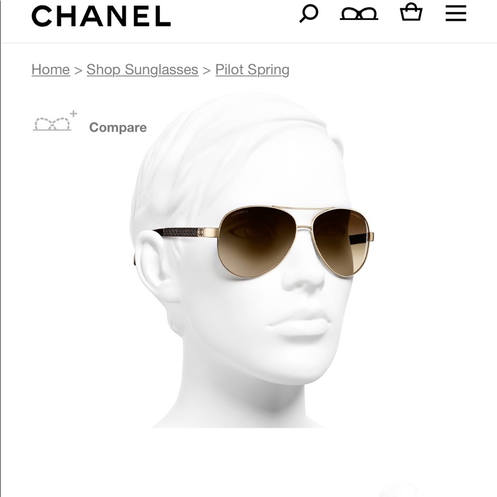 Chanel Pilot Spring Sunglasses